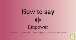 empowerment synonyms
