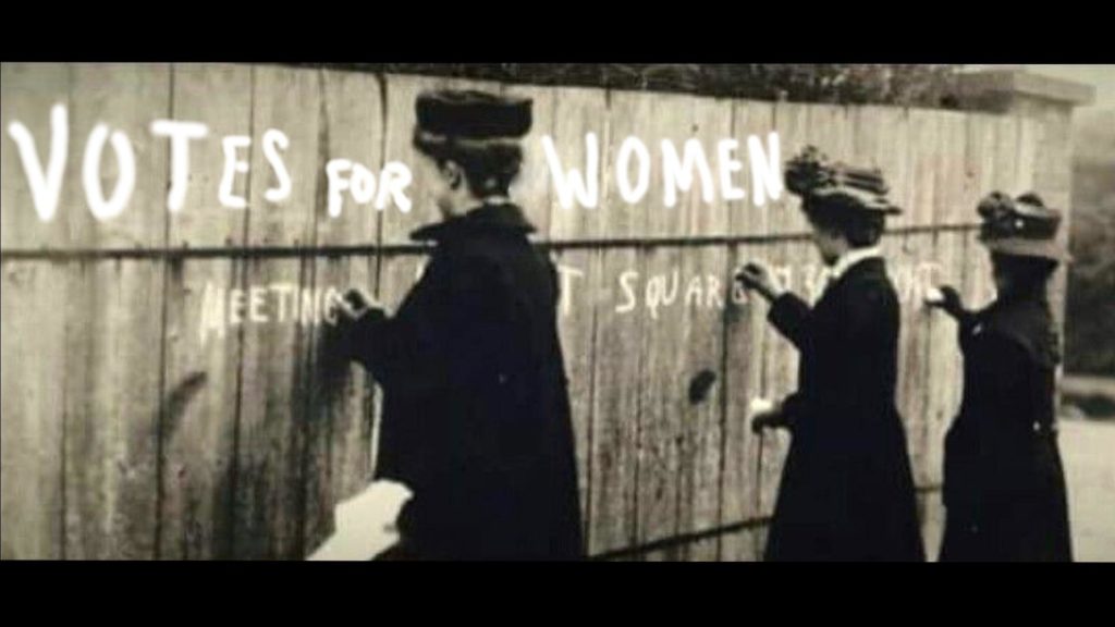 the suffrage movement