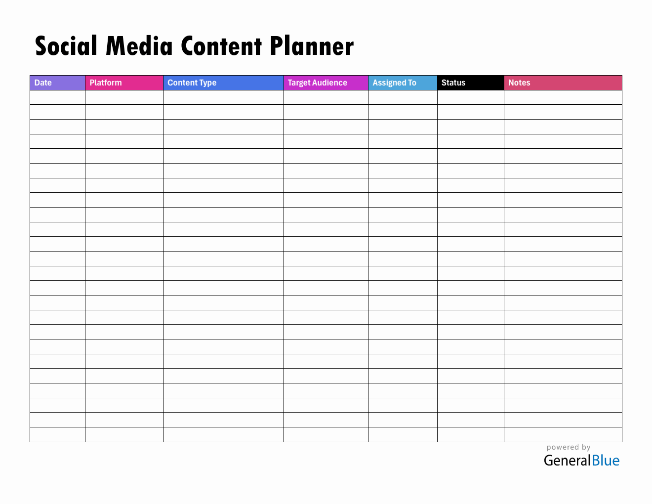 planning social media content