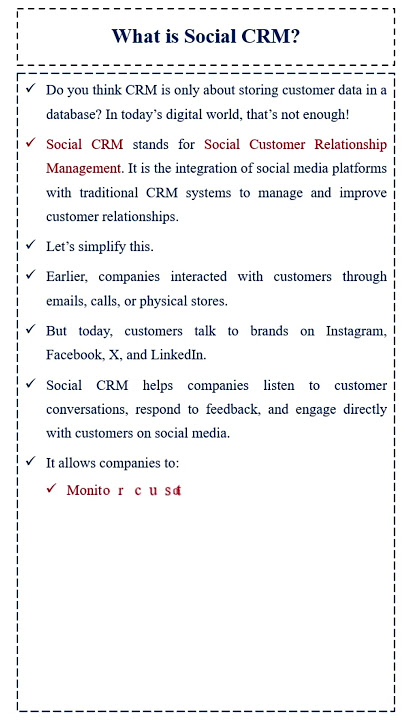 social crm
